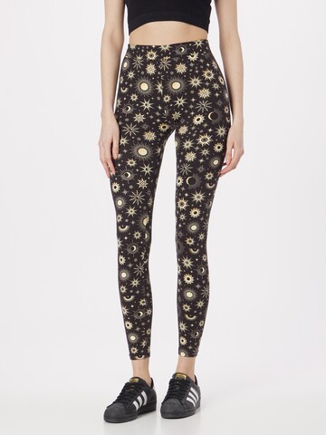 Urban Classics Skinny Leggings in Zwart: voorkant