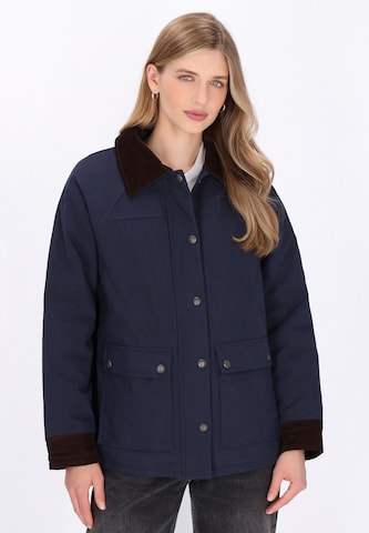 DreiMaster Vintage Tussenjas in Blauw: voorkant