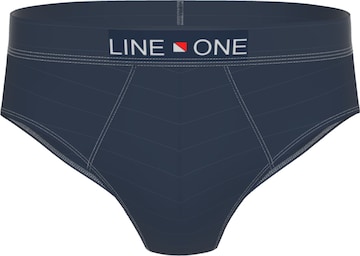 Line One Slip 'Herren Slips aus Baumwolle' in Blau: Vorderseite