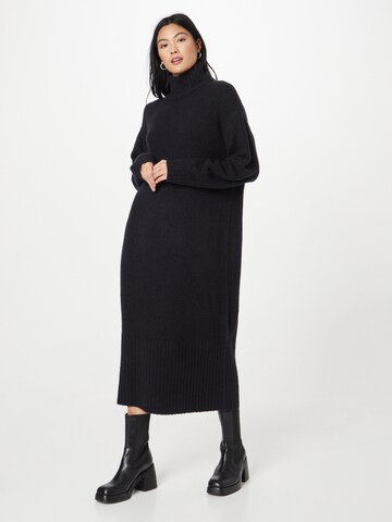 AMERICAN VINTAGE Knitted dress 'DOMY' in Black: front