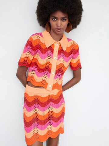 MANGO Skirt 'BABIA' in Orange: front