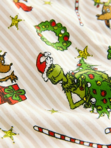 Next Schlafanzug 'Weihnacht' in Beige