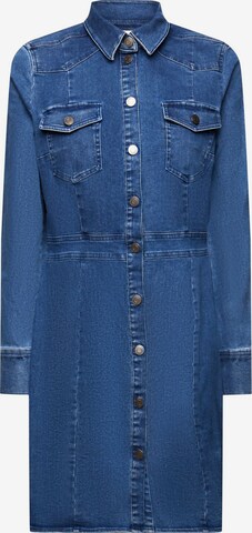 ESPRIT Blousejurk in Blauw: voorkant