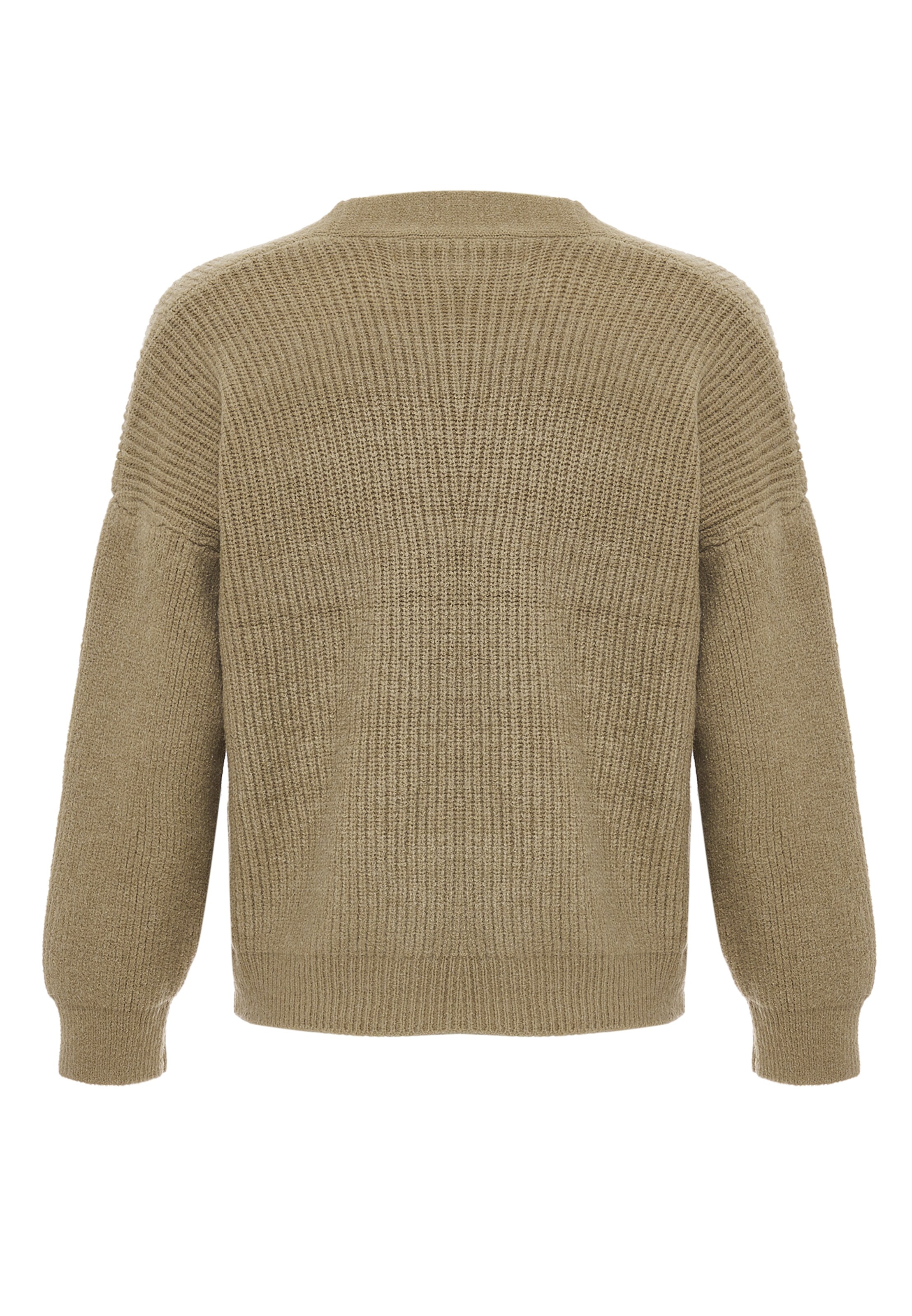 RISA Pletena jopa | rjava barva