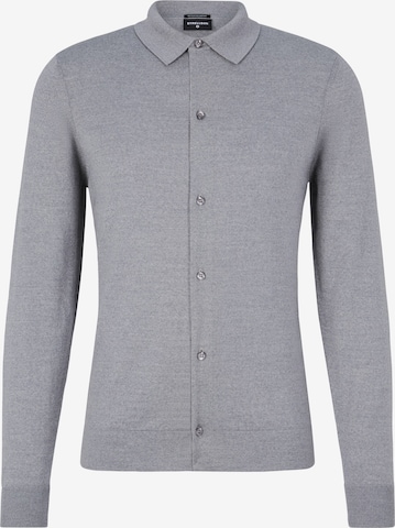 STRELLSON Strickjacke 'Marek' in Grau: Vorderseite