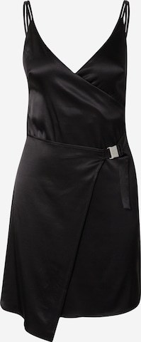 Calvin Klein Jeans Koktejlové šaty – černá: přední strana