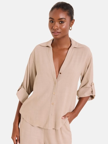 Chemisier Lipsy en beige : devant