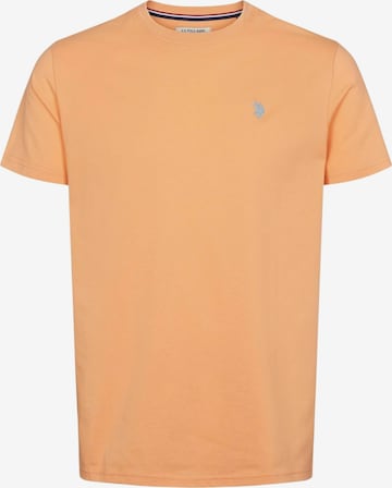 U.S. POLO ASSN. Shirt ' Arjun ' in Orange: front