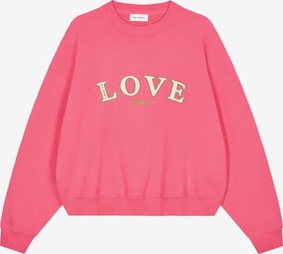 OH APRIL Sweater majica 'Love' veličine L u svijetložuta / roza, Pregled proizvoda