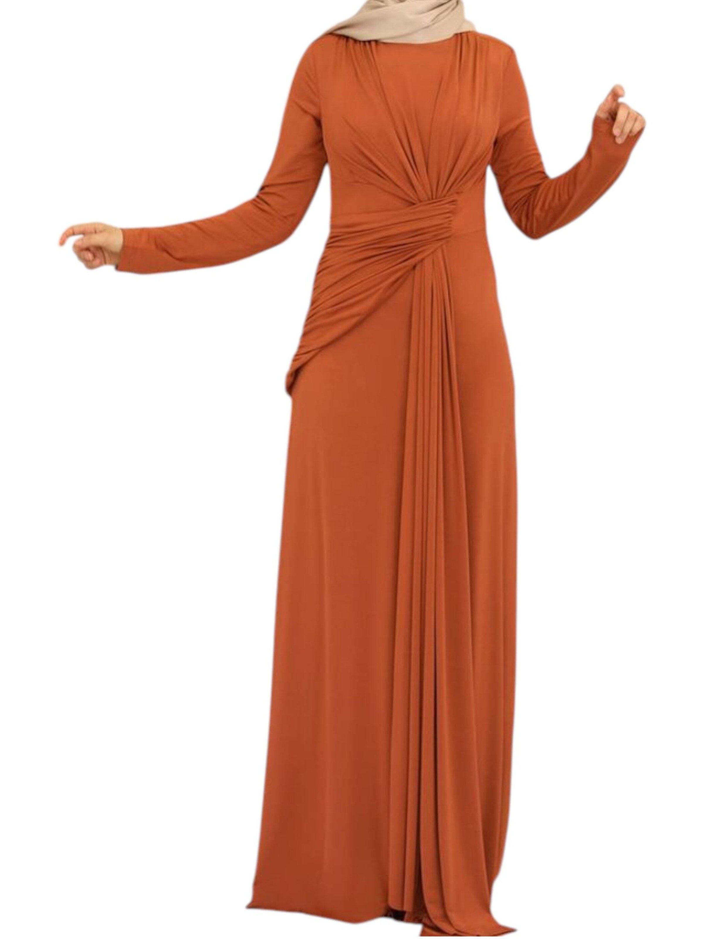 fashionshowcase - Vestido de noche 'FAVORI' en naranja