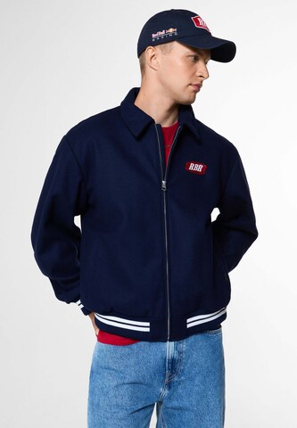 Red Bull Racing x Pepe Jeans Tussenjas in Blauw: voorkant
