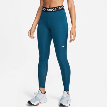 NIKE Sportovní kalhoty – modrá: přední strana