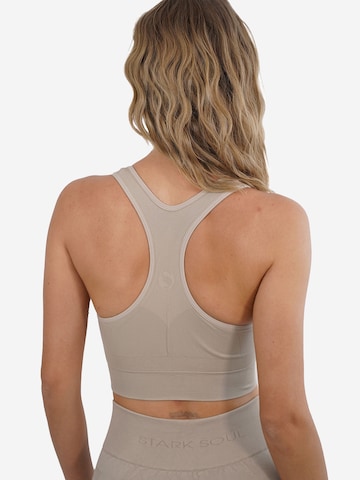 Bustier Soutien-gorge de sport Stark Soul en beige