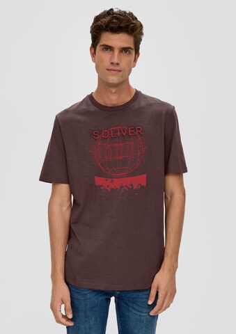 s.Oliver Shirt in Brown: front