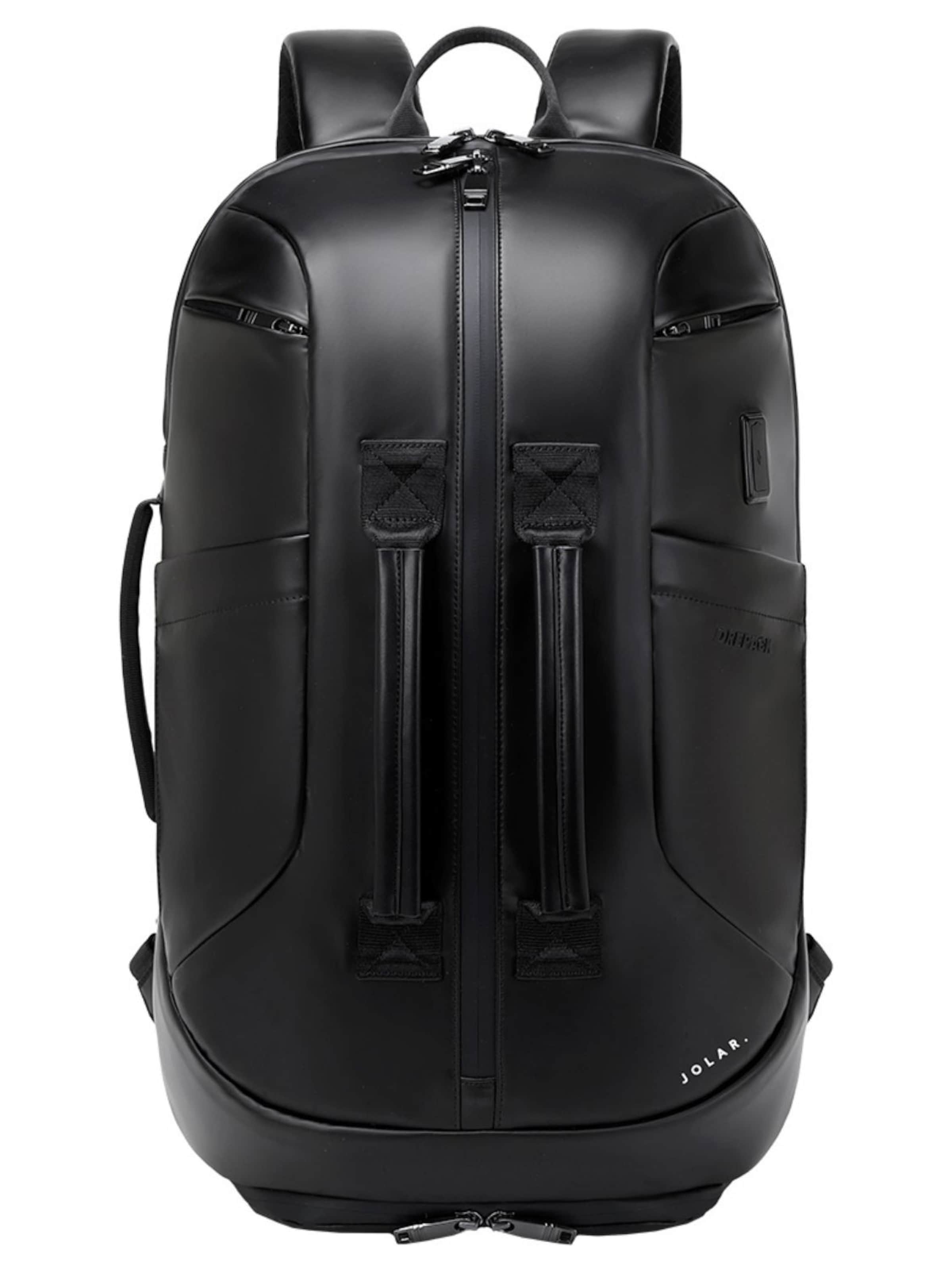 jolar Backpack 'SMART SPORTS' in Black: front