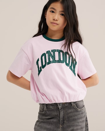WE Fashion Shirt in Pink: front