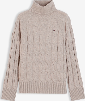 Pull-over TOMMY HILFIGER en marron : devant