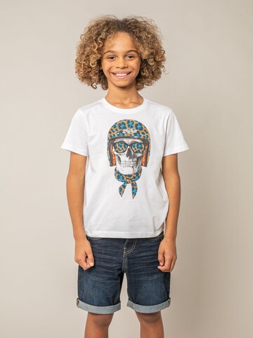 T-Shirt 'Wander' Deeluxe en blanc : devant