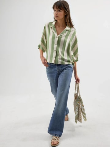 Busem Bluse in Grün