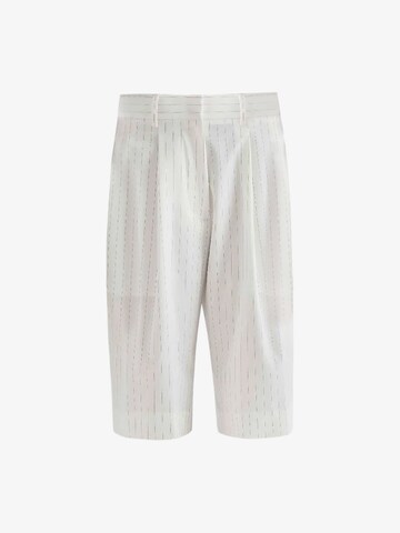 Regular Pantalon à pince Meimeij en blanc