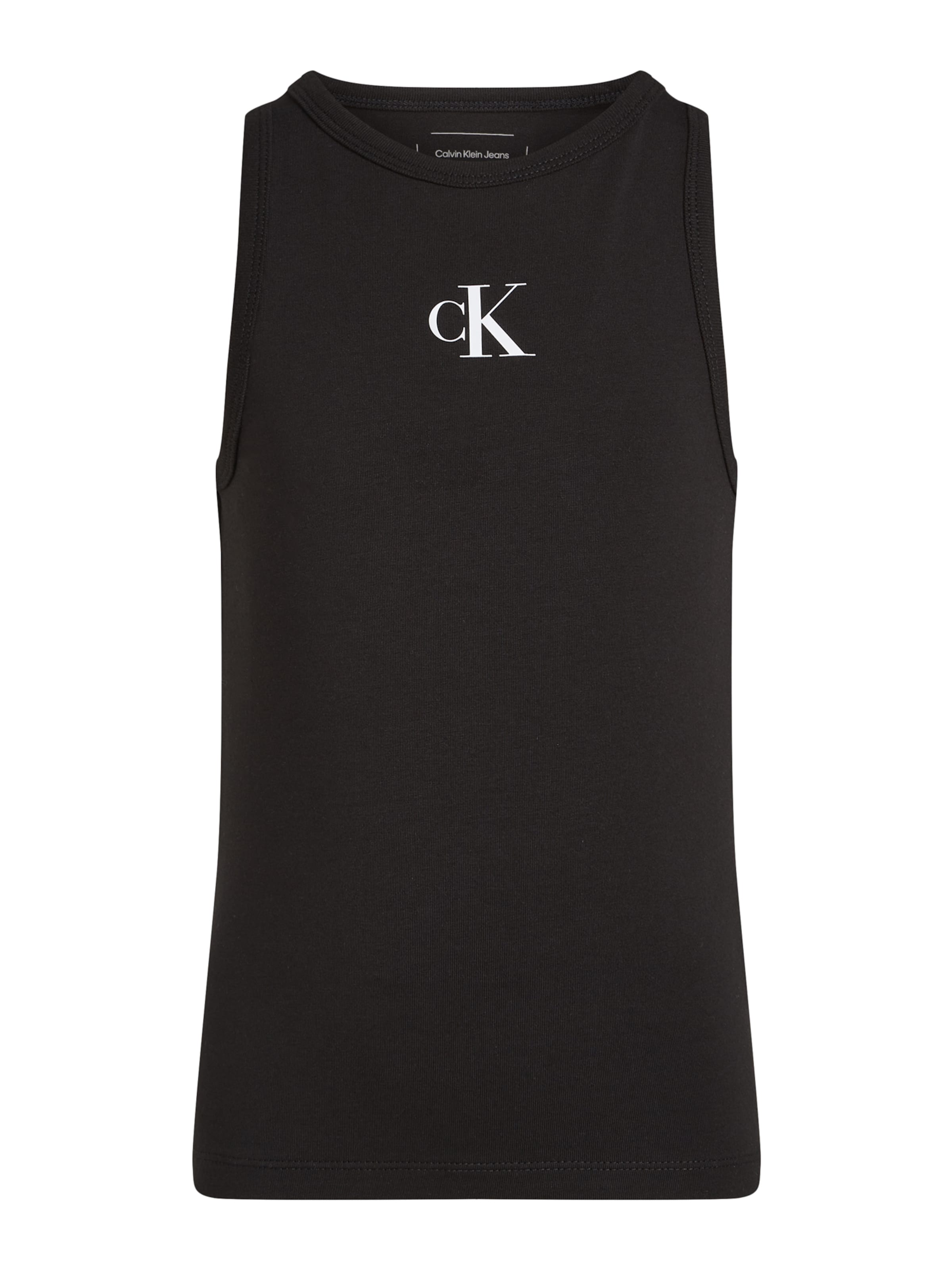 Calvin Klein Jeans Топ в Черный: спереди