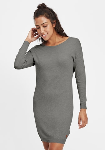 Oxmo Knitted dress 'Ella' in Grey: front