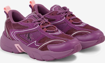 Calvin Klein Jeans Platform trainers in Purple