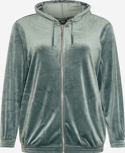 Zizzi Veste de survêtement 'HELENA' en vert pastel, Vue avec produit