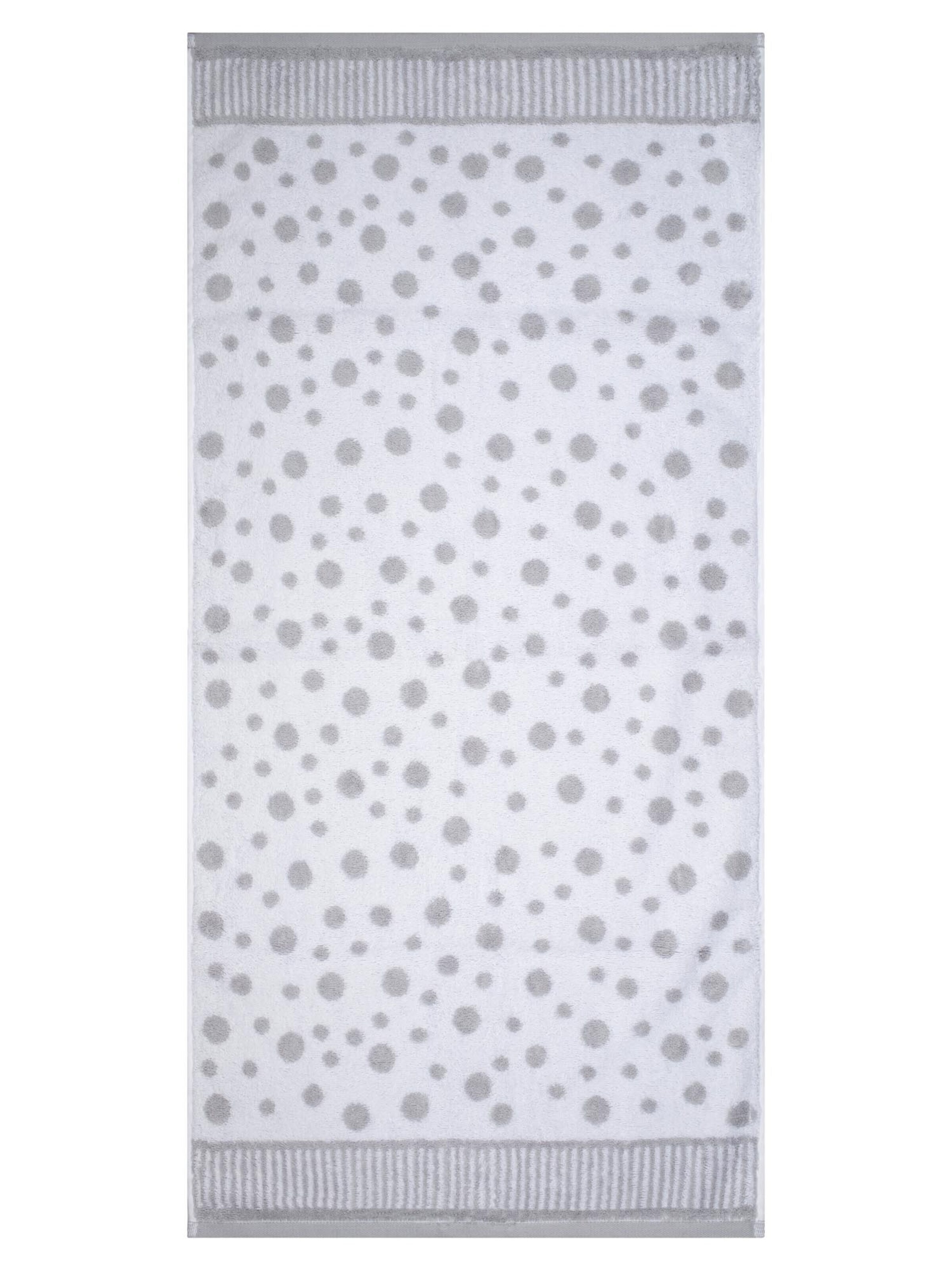 ROSS Towel 'Punkte allover' in Grey