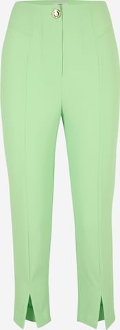 River Island Petite Slim fit Trousers in Green: front