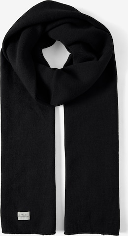 11 Project Scarf 'Fabiao' in Black: front