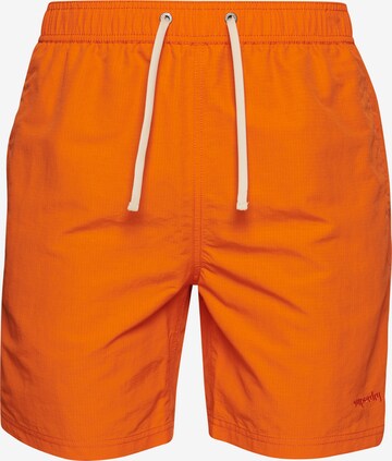 Superdry Badeshorts in Orange: predná strana