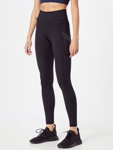 aim'n - Skinny Calças de desporto em preto: frente