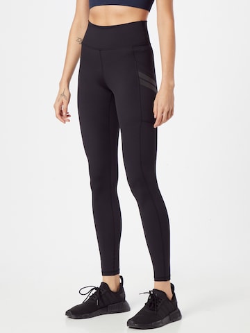 aim'n Skinny Workout Pants in Black: front