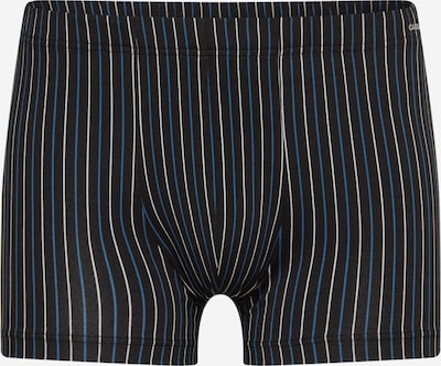 CALIDA Boxers en bleu roi / noir / blanc, Vue avec produit