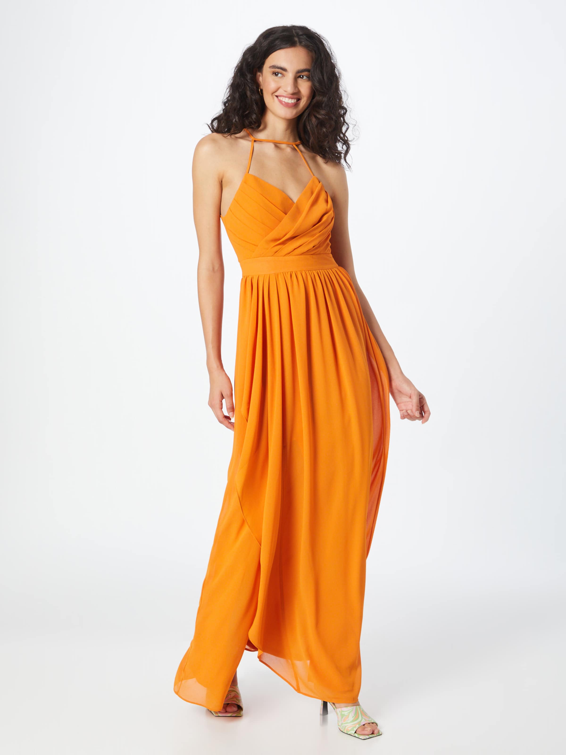 Orange clearance pastel dress