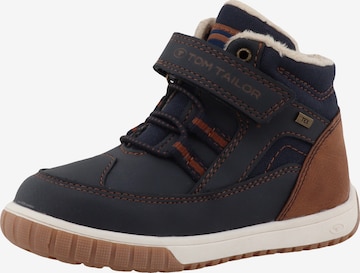 TOM TAILOR Boots in Blue: front
