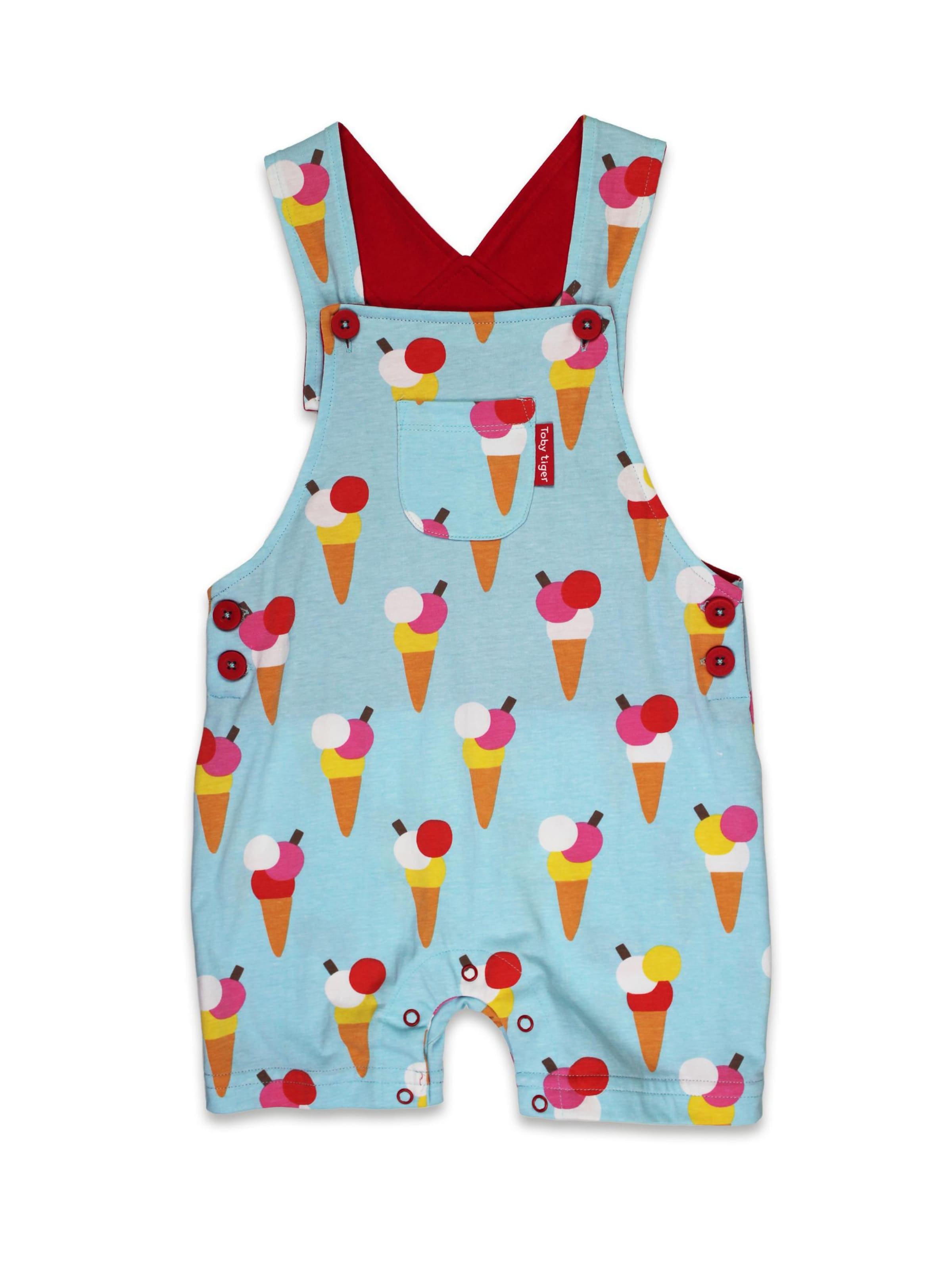 Toby Tiger Regular Overalls in Blue: front
