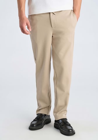 Lindbergh regular Παντελόνι 'Superflex' σε μπεζ: μπροστά