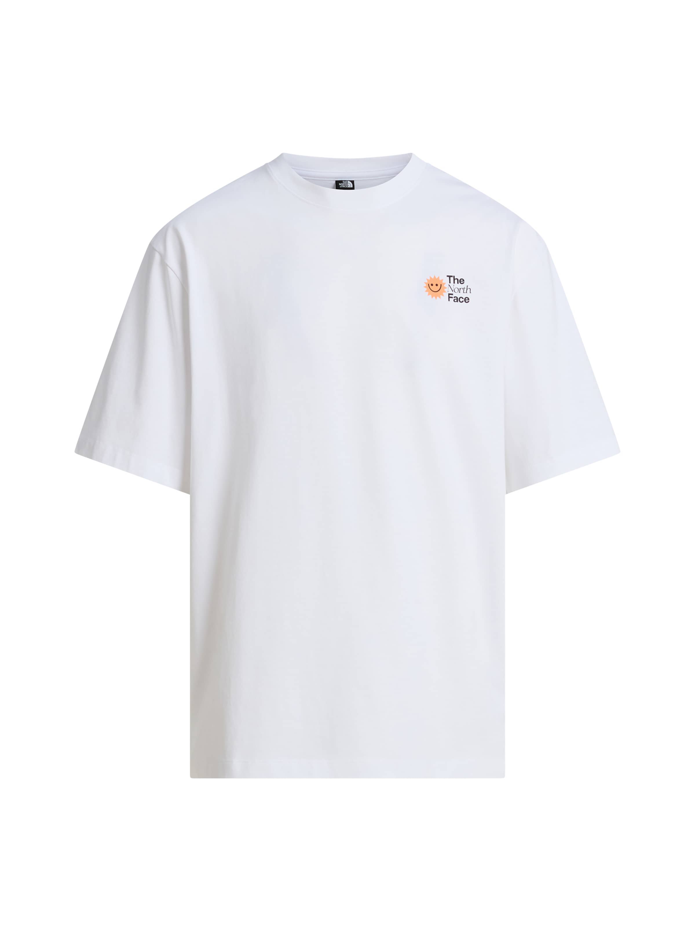 THE NORTH FACE Shirt in de kleur Appel / Oranje / Zwart / Wit, Productweergave