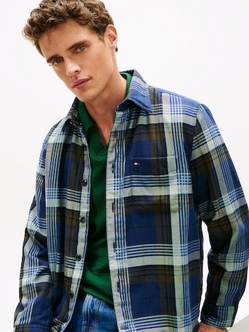 TOMMY HILFIGER Comfort fit Overhemd in Blauw