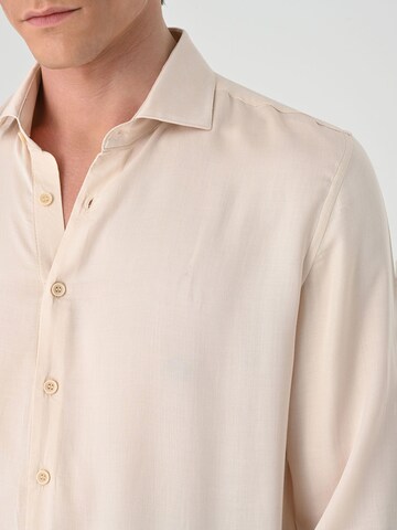 Antioch Slim fit Overhemd in Beige