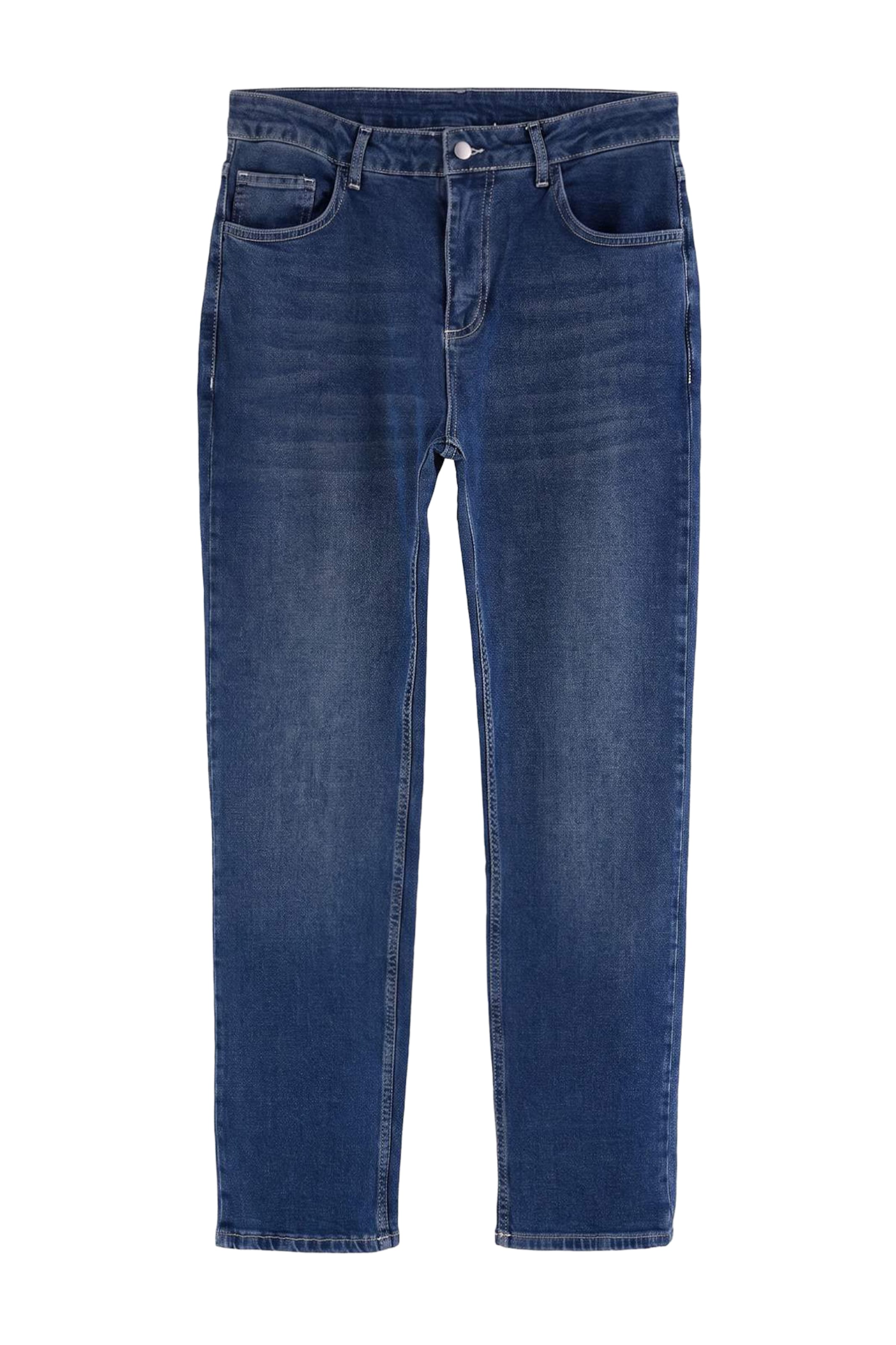 Coupe slim Jean Trendyol en bleu : devant