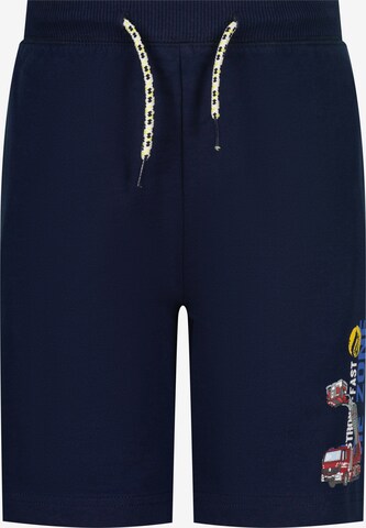 SALT AND PEPPER Regular Pants 'Fire Zone' in Blue: front