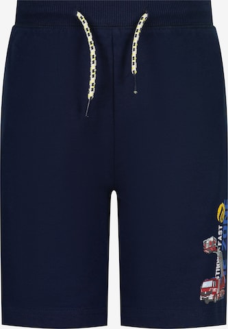 SALT AND PEPPER Regular Pants 'Fire Zone' in Blue: front