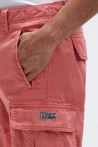 CAMP DAVID Regular Cargo Pants in Orange
