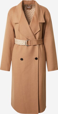 Manteau mi-saison 'Cliba' BOSS en beige : devant