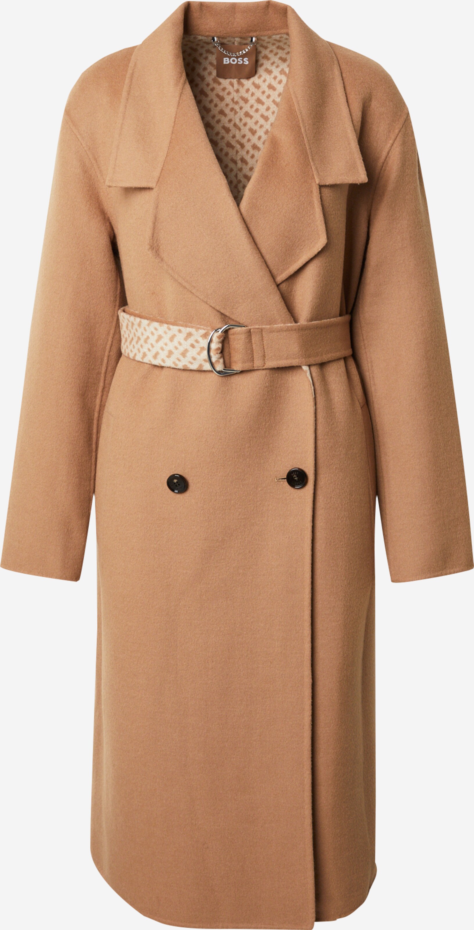 Hugo boss camel overcoat sale