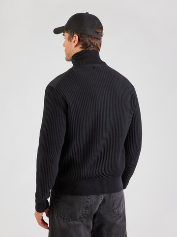 NAPAPIJRI Πλεκτή ζακέτα 'SERAVEZZA' σε μαύρο: πίσω