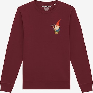 Watapparel Sweatshirt ' Gartenzwerg ' in Rot: Vorderseite